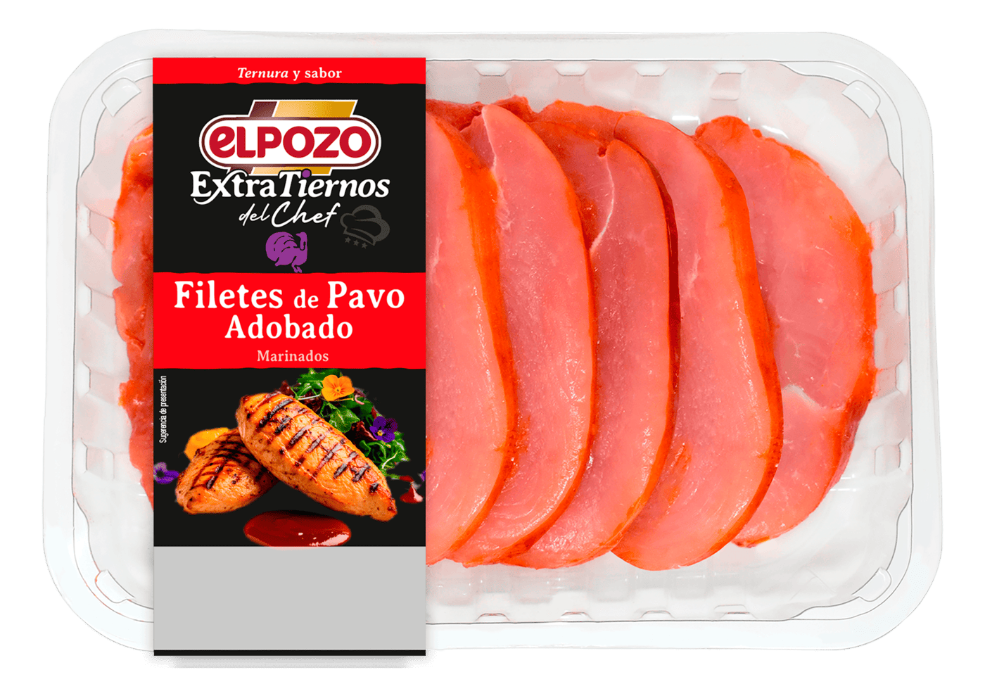 Filete pechuga pavo adobada