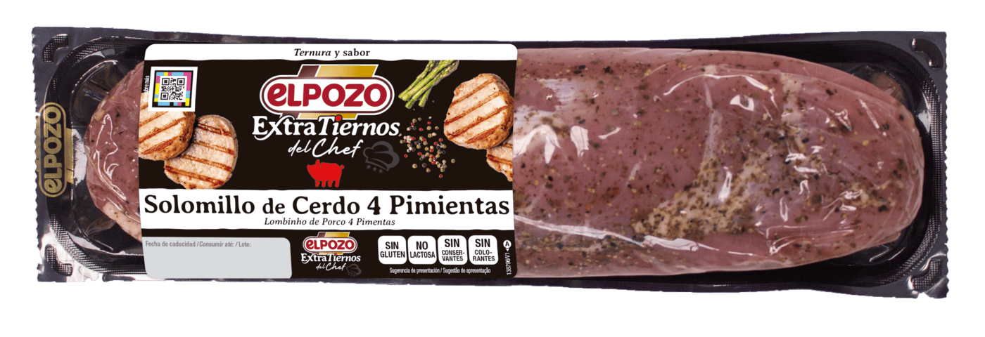 Solomillo de cerdo 4 pimientas