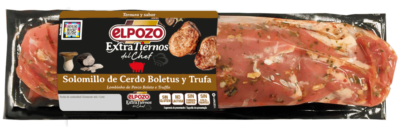 Solomillo boletus y trufa